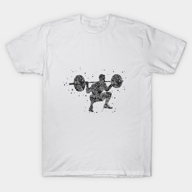 Male deadlift pick T-Shirt by RosaliArt